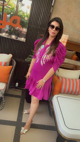 A-Line Georgette Dress